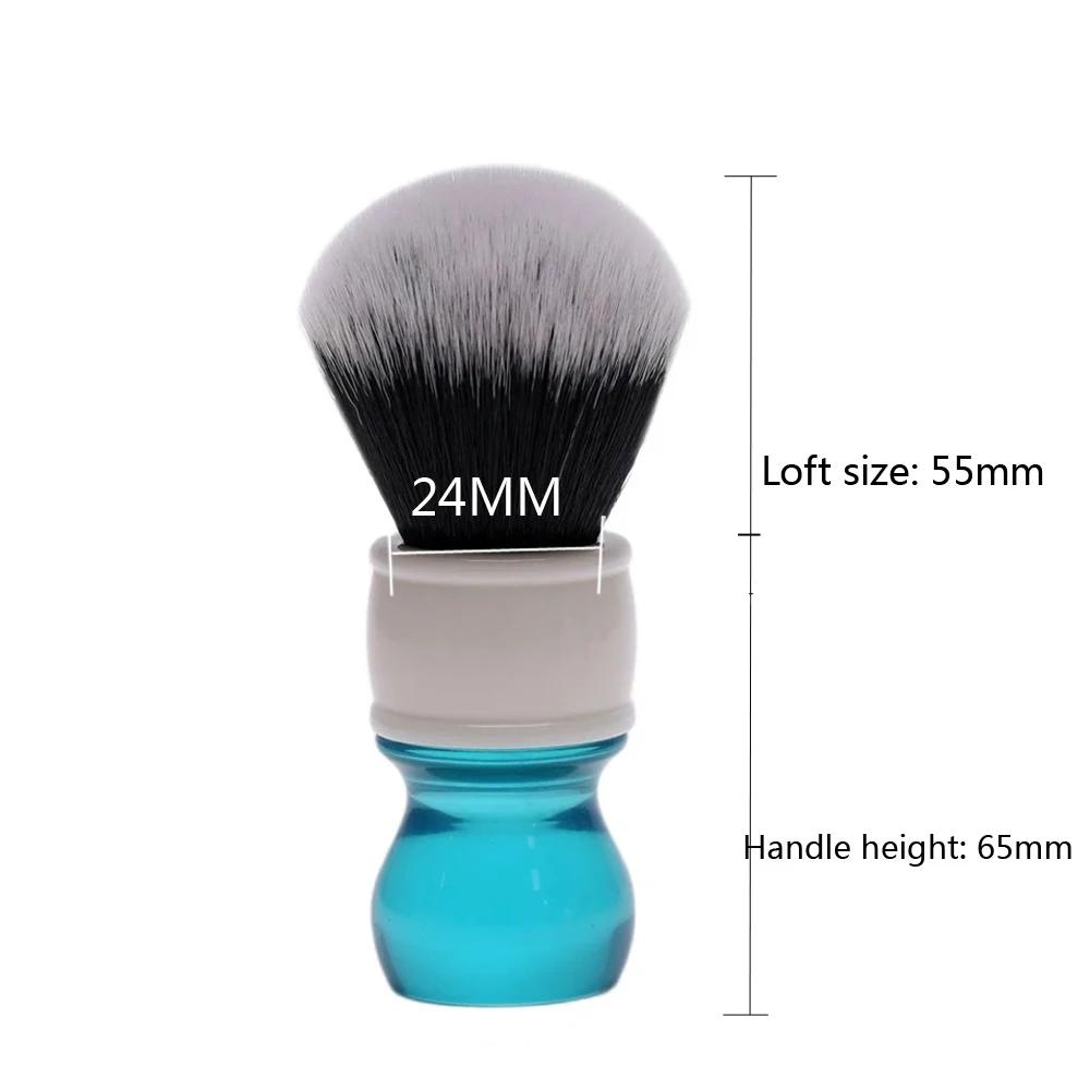 Yaqi-brocha de afeitar de pelo sintético Aqua smoking de 24mm