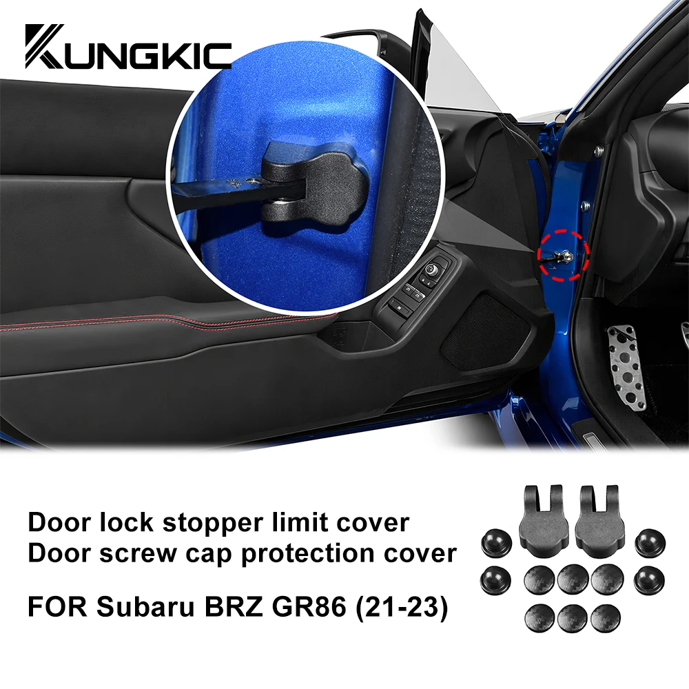 Para Subaru BRZ/Toyota GR86 2021 2022 2023 2024 2025 LHD RHD cerradura de puerta de coche tapón limitador funda protectora Accesorios