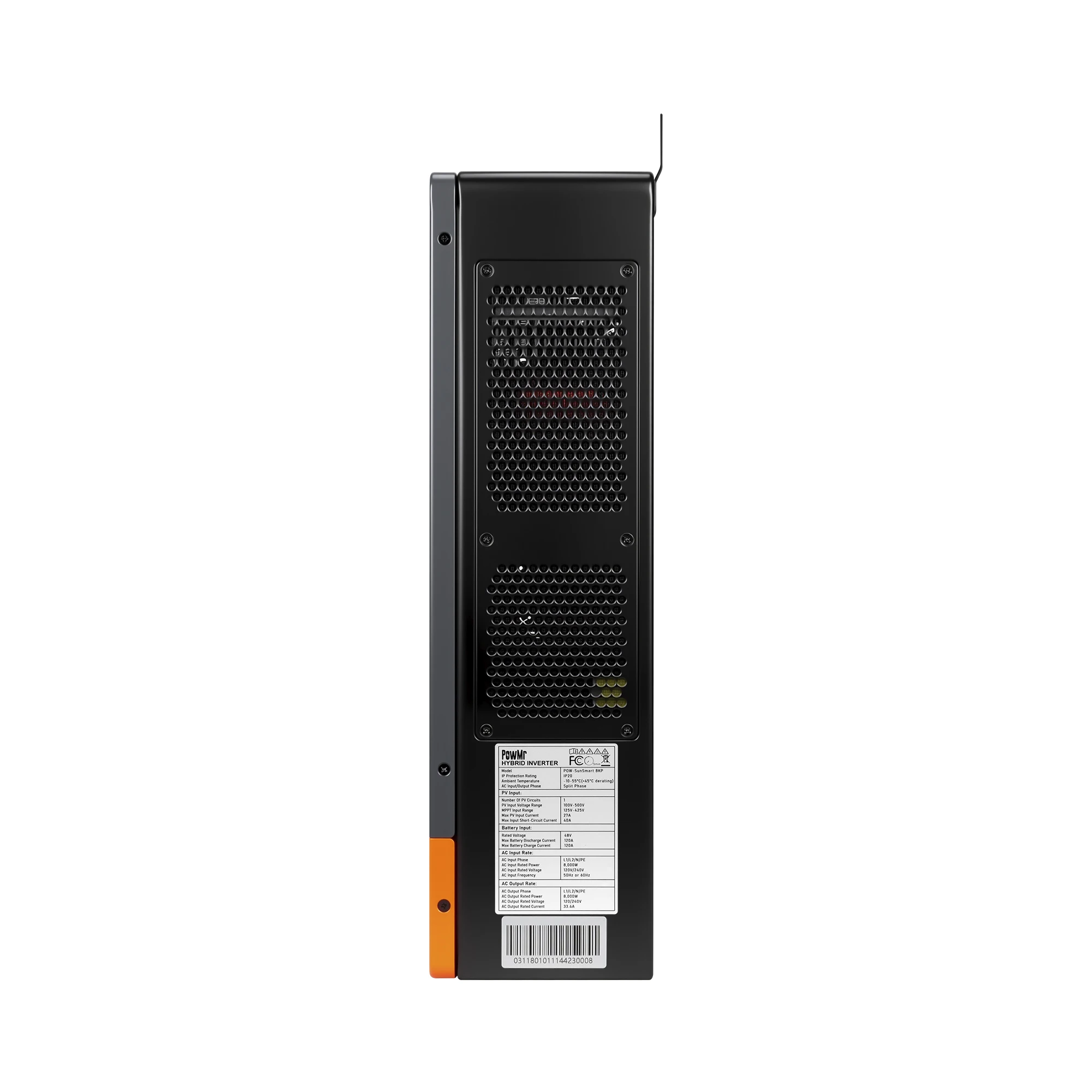 Inversor Solar de Fase Dividida PowMr 8KW 12.5KW DC 48V a 120V 240V AC con Cargador Solar MPPT, Onda Sinusoidal Pura, Inversor Fuera de Red para Hogar, Compatible con Baterías de Litio