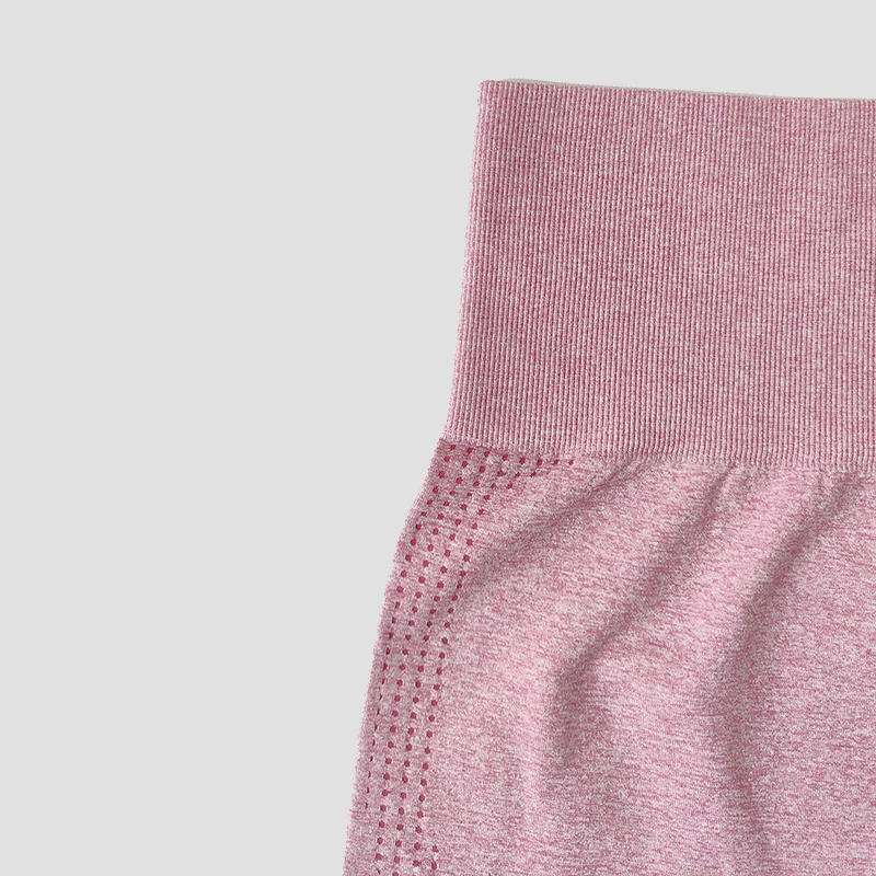 Pantalones cortos sin costuras para mujer, pantalones cortos de entrenamiento de cintura alta para Yoga, Fitness, mallas deportivas para gimnasio, pantalones cortos atléticos ajustados con Control de barriga