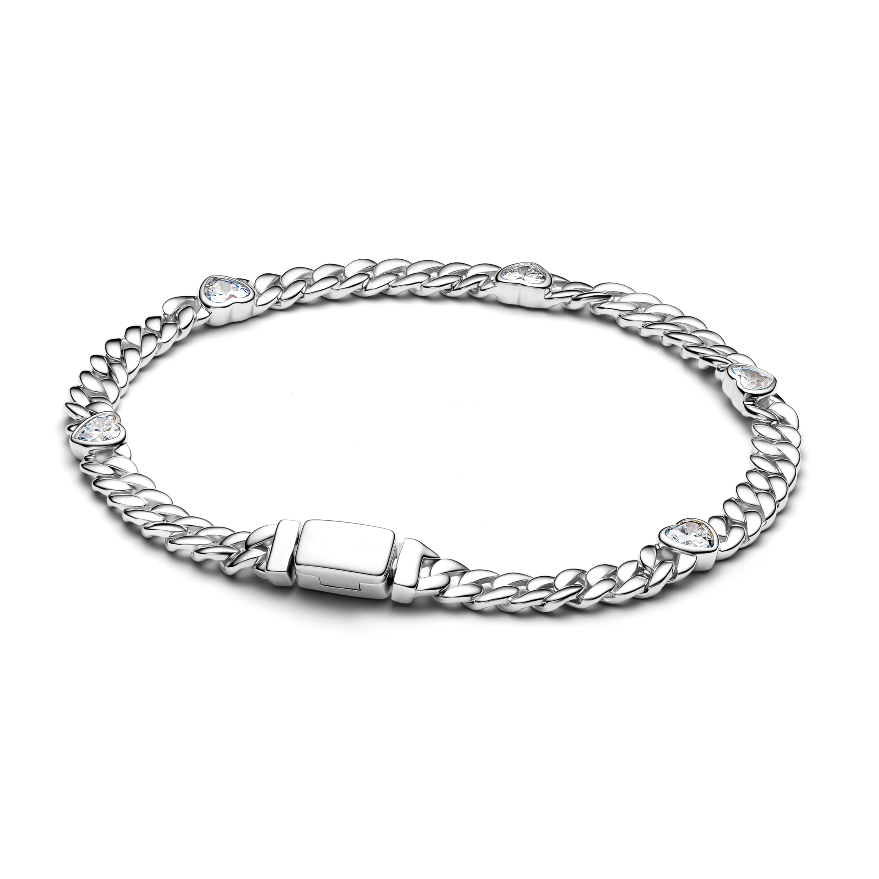 Nueva Pulsera de Plata de Ley 925 con Circonitas Redondas de Lujo para Mujer, 2026, Regalos de Joyería Fina para Bodas y Fiestas