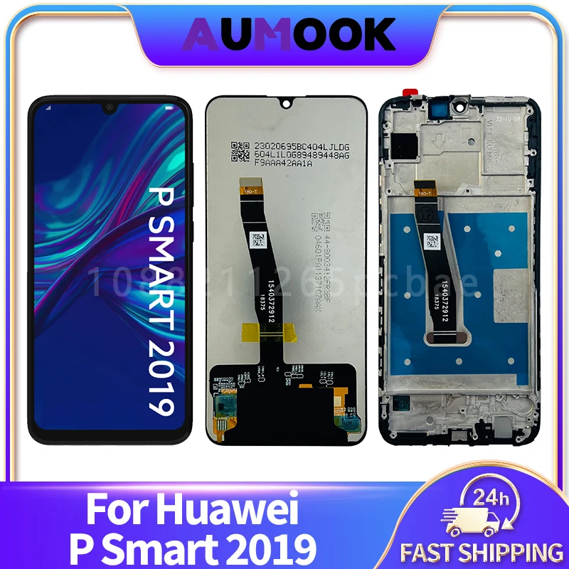 Para Huawei P Smart 2019 pantalla LCD MONTAJE DE digitalizador con pantalla táctil con marco POT-LX1 POT-LX3 pantalla LCD reemplazar piezas de reparación