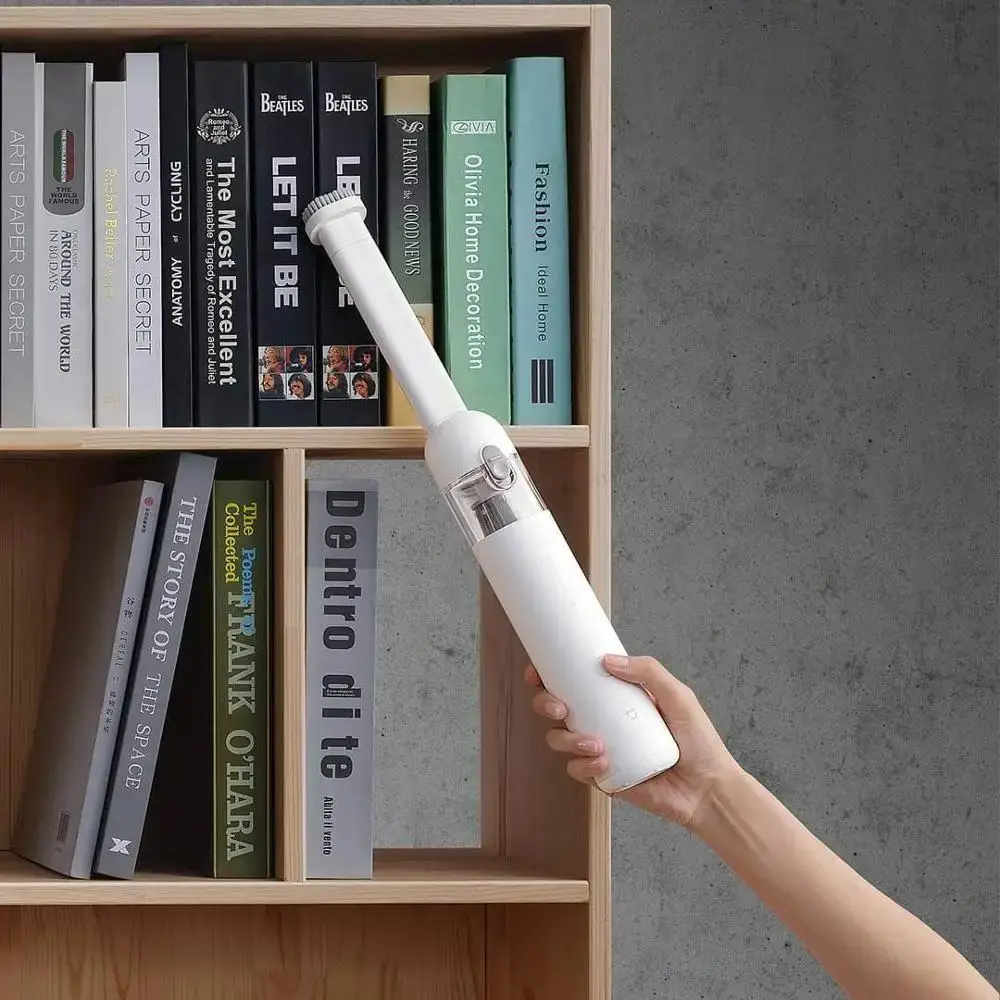 Aspiradora Portátil para Auto Xiaomi Mijia, Mini Aspiradora Inalámbrica de Mano para Hogar y Auto, 13000Pa de Succión Ciclónica