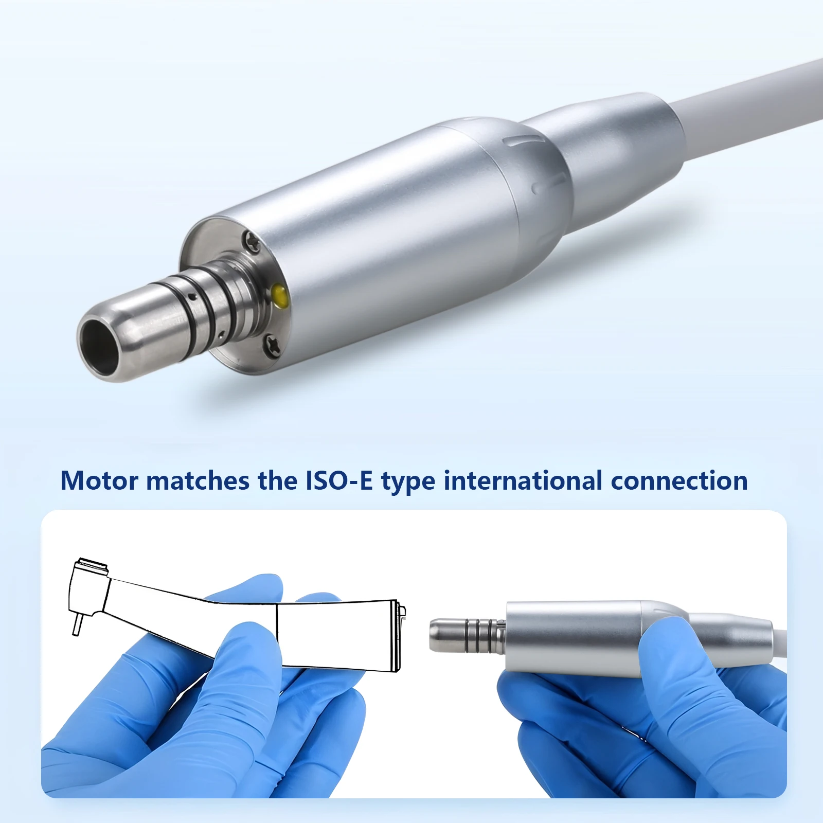 SANDENT Micromotor Dental Portátil sin Escobillas con Pantalla Táctil, Motor Eléctrico Portátil Compatible con Contraángulos 1:1/1:5/16:1