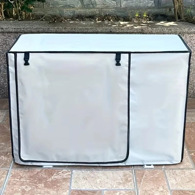 Cubierta de aire acondicionado para exteriores, protector solar impermeable Oxford, unidad principal de aire acondicionado, cubiertas protectoras antipolvo, funda impermeable, 1 ud.