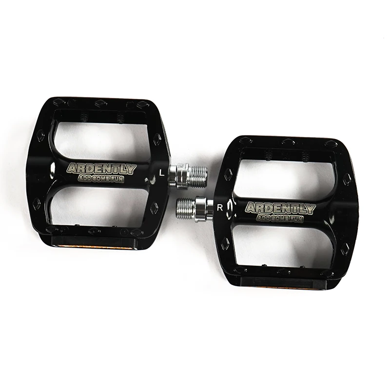 Ardenly-pedales de aleación de aluminio para bicicleta de carretera, engranaje fijo, 2DU, Pedal de rodamiento, plataforma plana, accesorios de piezas de ciclismo