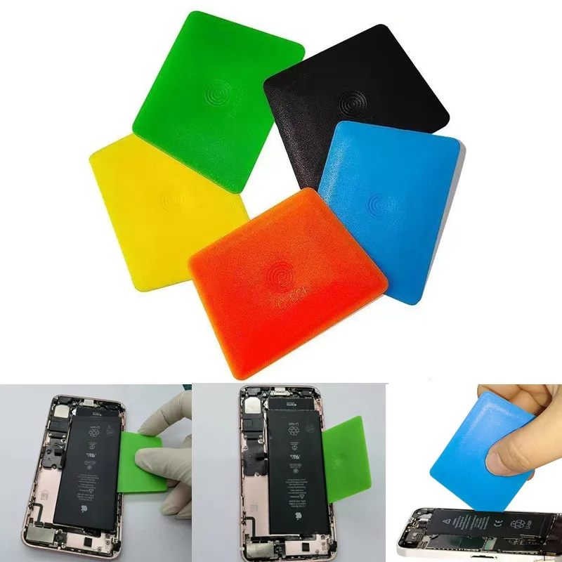 Tarjeta de palanca de plástico para batería de pantalla LCD, herramienta de desmontaje antiestática, pantalla de apertura, reparación de palanca de batería de teléfono, 5 uds.