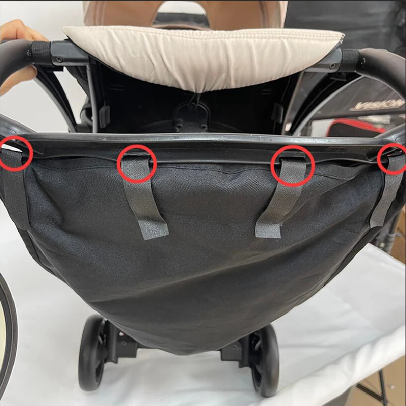 Accesorios para cochecito de Material 1:1, cesta de compras para Yoyo + Yoyo2, bolsa de almacenamiento debajo del asiento, cesta para pañales de gran tamaño