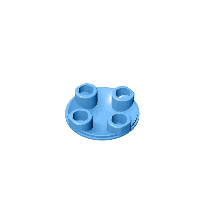 Gobricks GDS-608 zapato deslizante redondo 2X2 compatible con lego 2654 54196 bloques de construcción educativos DIY para niños técnicos