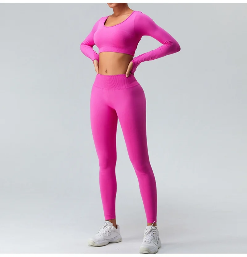 Mallas de cintura en V para mujer, pantalones de Yoga sin costuras, medias levantadoras de cintura alta, mallas deportivas ajustadas de entrenamiento para correr