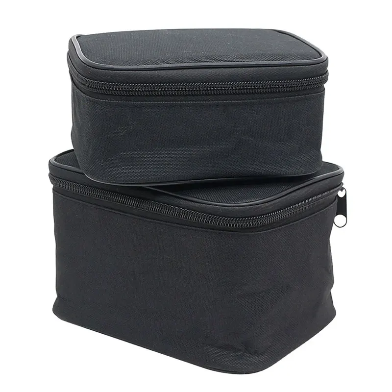 Caja para lupas Binocular, estuche de tela para lámpara de cabeza Dental, batería, bolsa anticaída con cremallera, accesorios de lupa útiles
