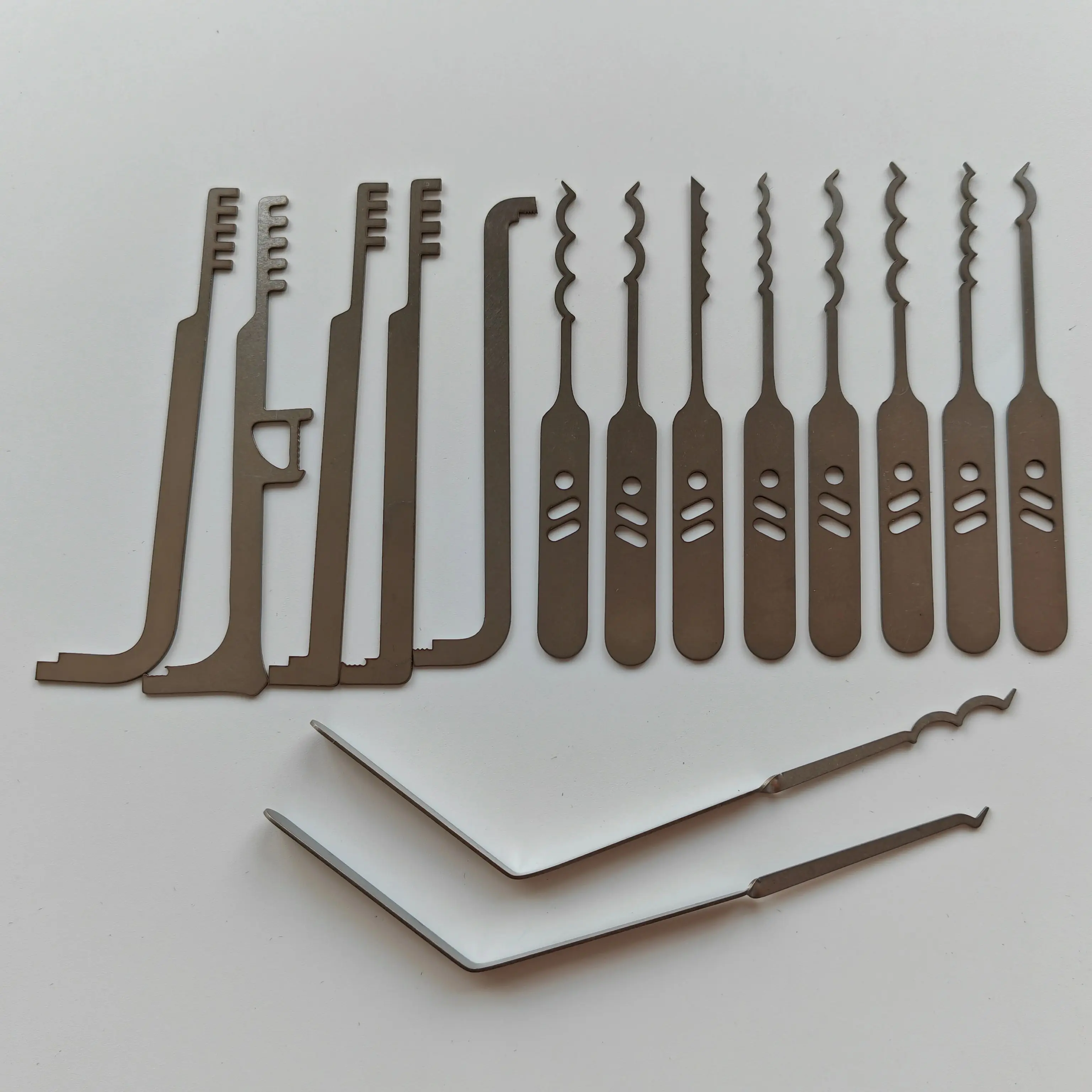 Kit Multiherramienta EDC para Cerrajero - Juego de Ganzúas para Reparación de Puertas de Coche con Ganzúas de Vídeo para Herramientas Eléctricas