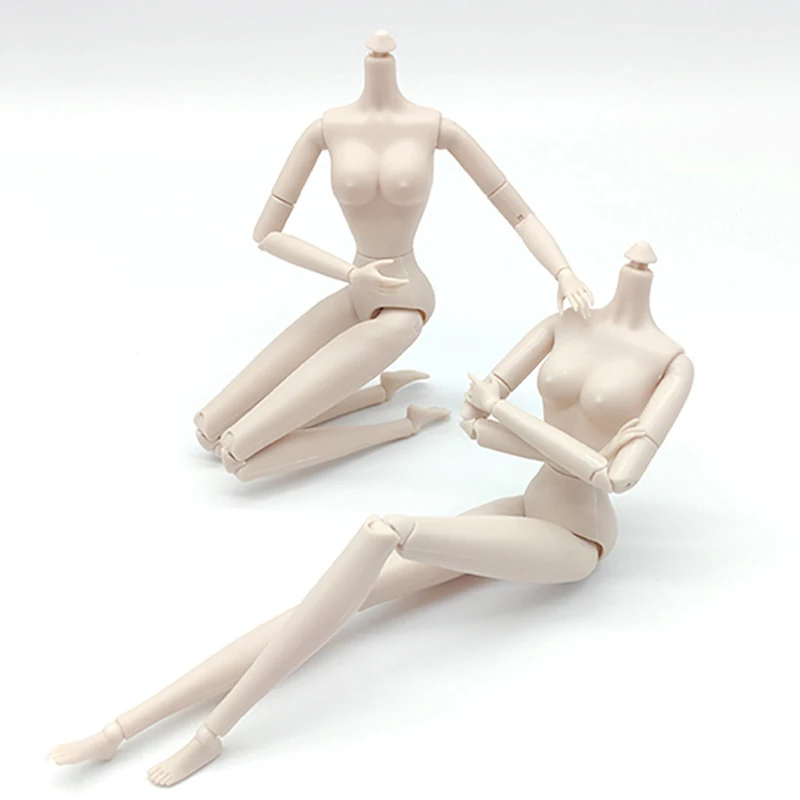 1/6 30cm piel blanca cuerpo de muñeca articulado móvil cuerpo de muñeca articulado alto desnudo modelo de figura de muñeca