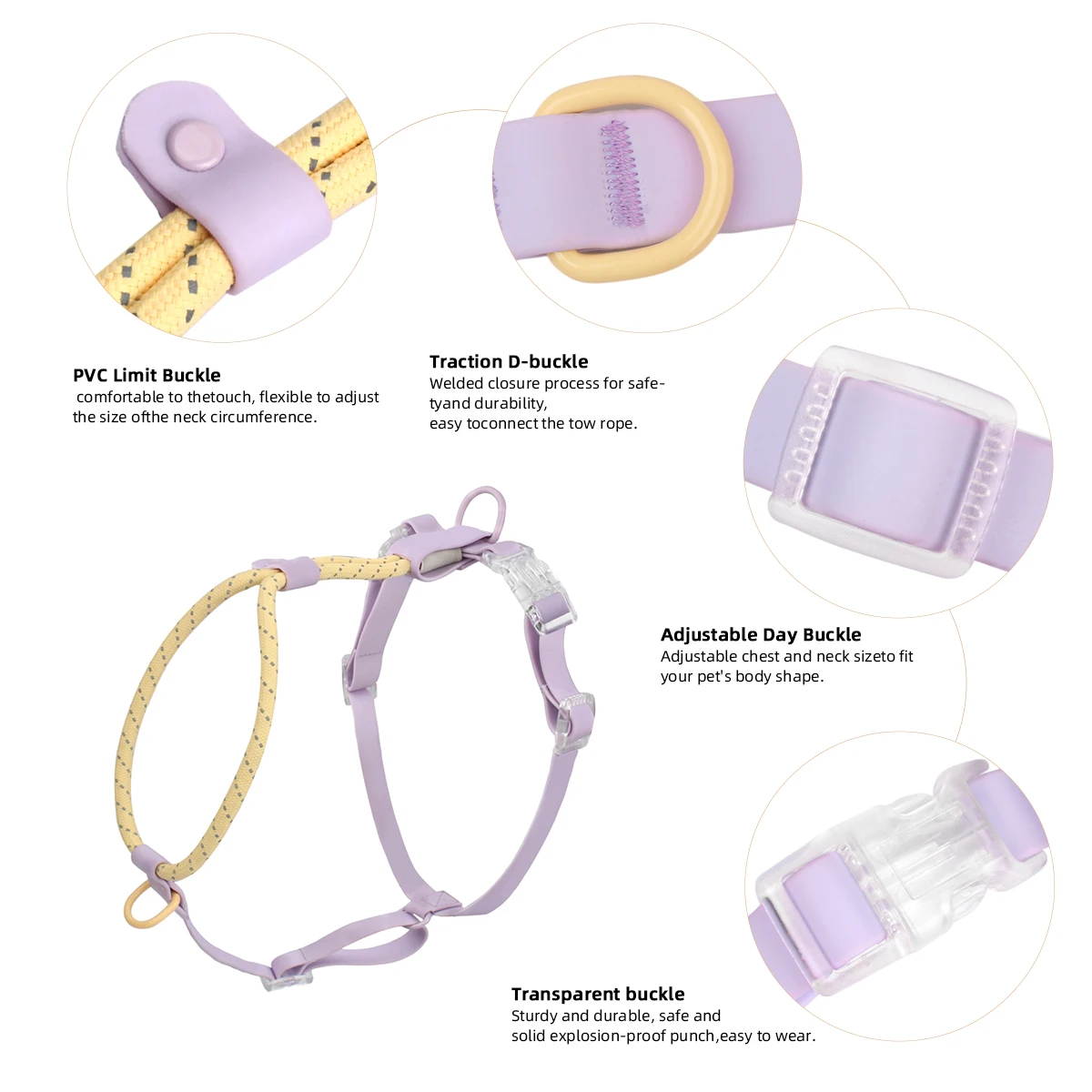 Arnés para perros pequeños y medianos, para verano, para pasear y correr al aire libre, arnés de moda, sin tirones, con correas reflectantes de nailon.