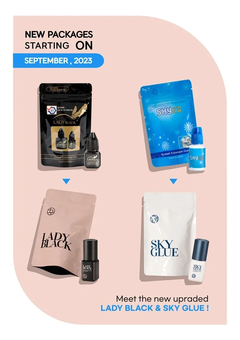 Pegamento para pestañas Original Corea Sky S +, adhesivo negro para mujer 1-2S, zona de cielo de secado rápido, pegamento fuerte para extensión de pestañas, herramientas de maquillaje, 5/10 Uds.