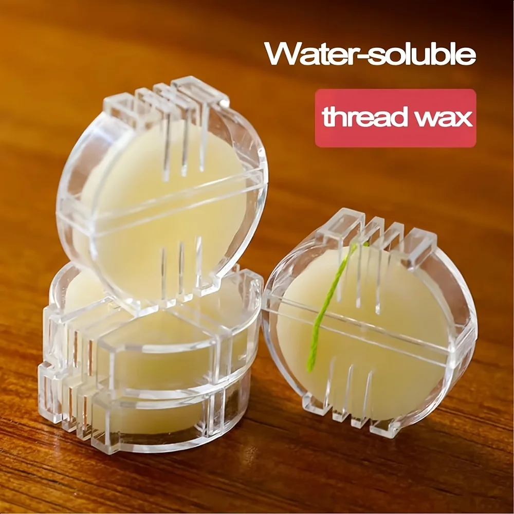 1 unidad de Acondicionador de Hilo de Coser con Cera de Abeja, con Caja, para Acolchado y Fortalecimiento de Hilos