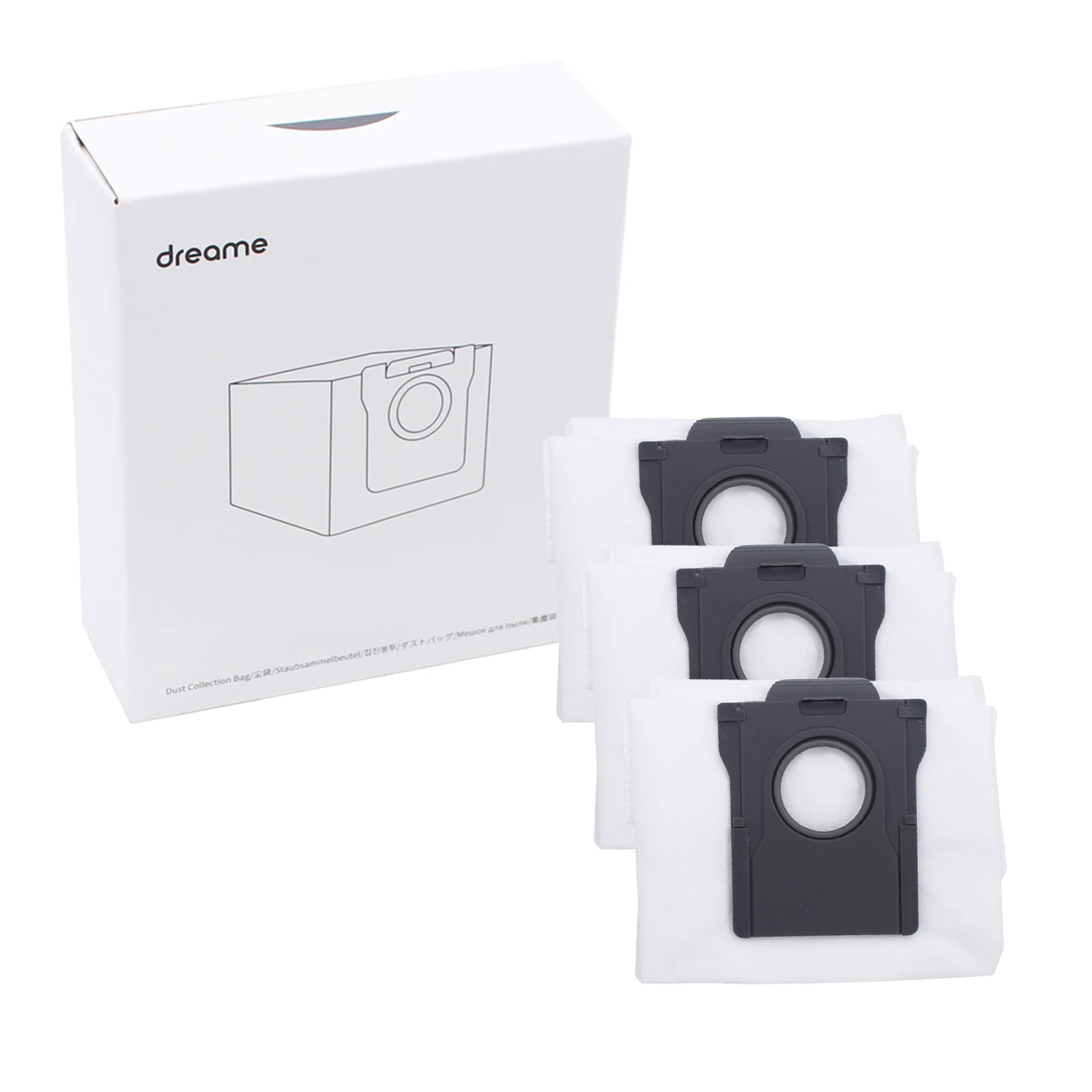 【Opcional】Accesorios originales para aspiradora Robot Dreame X40 Ultra, cepillo de rodillo, filtro, bolsa para el polvo, paño de fregona, cepillo lateral.