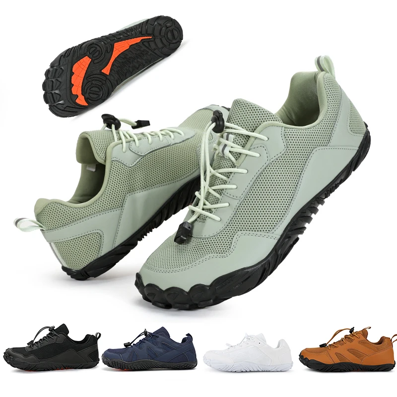 Zapatos minimalistas para correr en el rastreo para hombre, zapatos descalzos UNISEX con punta ancha, calcetín acuático sin caída, kayak, canotaje, senderismo, surf, caminar