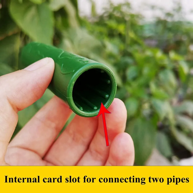 10 Uds soporte para plantas Clips de plástico universales pilares de conector fijo, accesorios ajustables de sujeción de 8/11/16/20mm de diámetro