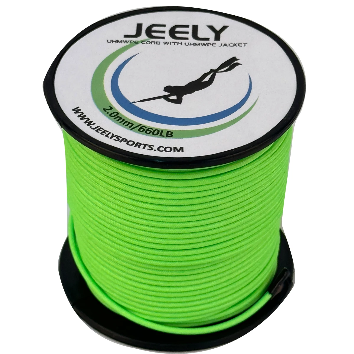 Núcleo UHMWPE de 2 mm y 10 m con cuerda de funda de cubierta Uhmwpe para sedal de pesca submarina
