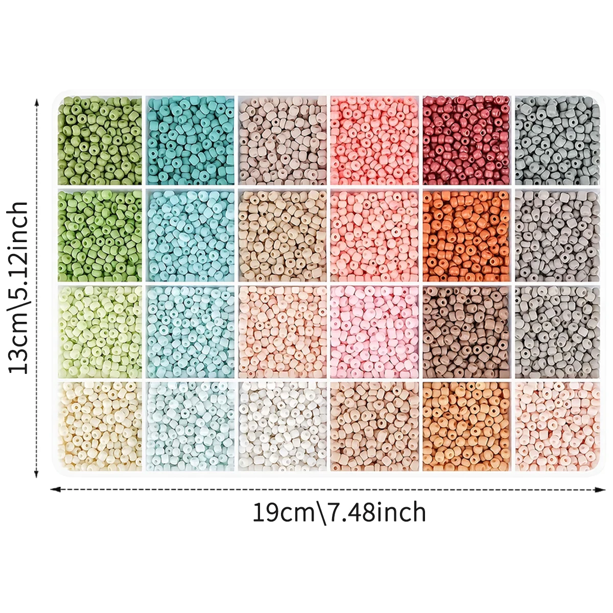 Kit de cuentas DIY de semillas de 24 colores y 3mm, kit para hacer pulseras de la amistad, kit de enhebrado para niñas, ideas de regalos para fiestas de cumpleaños navideñas