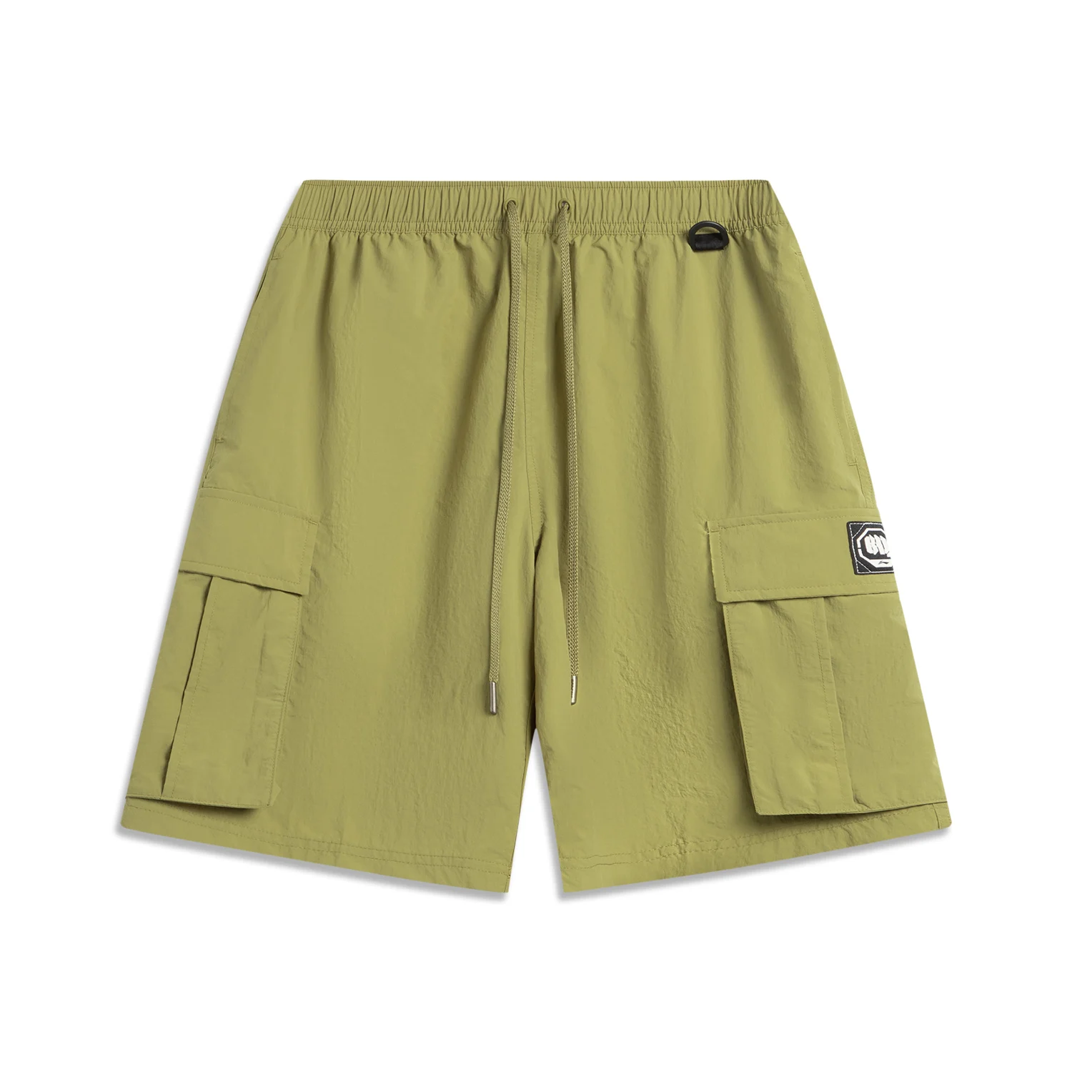 Li-ning-pantalones cortos deportivos BADFIVE para hombre, corte holgado, forro transpirable de poliamida, pantalones de competición de baloncesto AKSV031