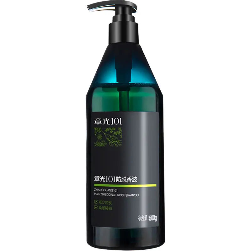Champú Zhangguang 101 para Engrosar el Cabello, Controlar la Grasa y Prevenir la Caída, 500g, Reafirmante de Raíces, Engrosador, Suavizante, Contra la Pérdida de Cabello