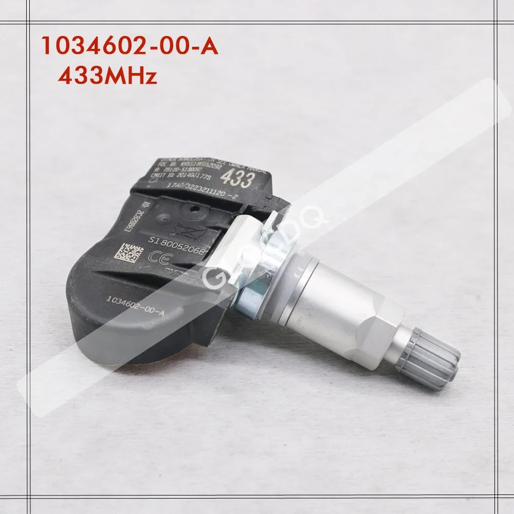 SENSOR de presión de aire de neumáticos, accesorio para Tesla modelo 3, modelo S, modelo X 433Mhz, 1034602-00-A, 1034602-00-C, 1074812-00-B, 4 unidades
