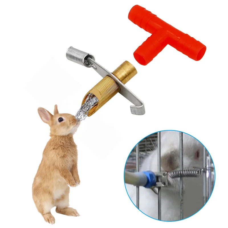 Bebedero automático para conejos, pezones de agua, alimentador de mascotas para conejos, conejos, roedores de granja, 5/10/15/20 Uds.
