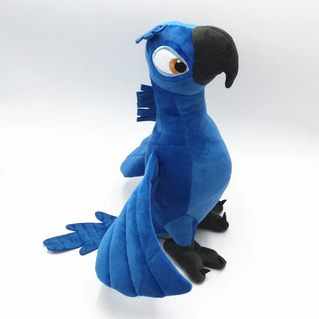 2 unids/lote 30CM nuevo película Rio 2 juguetes de peluche de dibujos animados loro azul Blu y joya muñecos de pájaros regalos de navidad para niños juguete de peluche