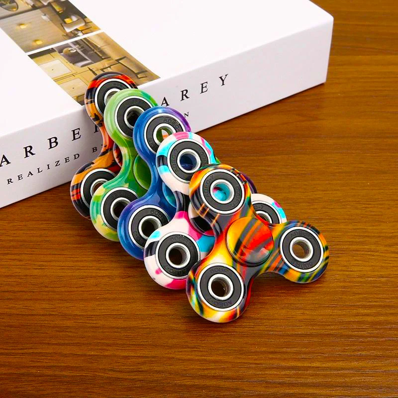 Spinner de mano colorido EDC Fidget Spinner Rainbow Spiner juguete antiansiedad para Spinners Focus alivia el estrés TDAH Finger Spinner