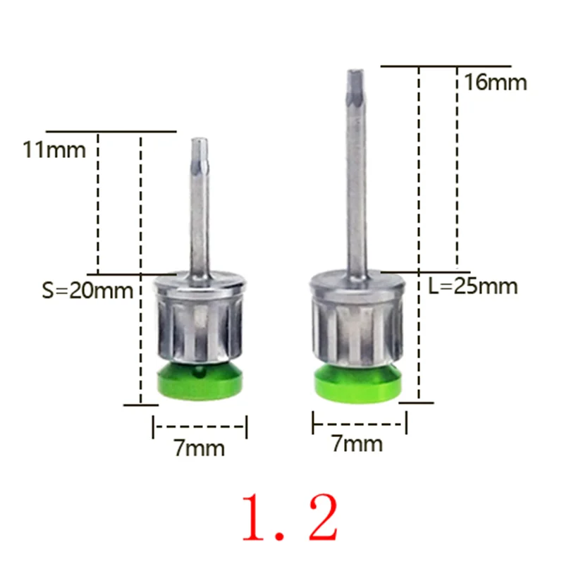 Llave dinamométrica para implantes dentales, trinquete 10-70NCM con destornillador, herramientas de reparación, controladores y Kit de llaves, herramienta de restauración de odontología