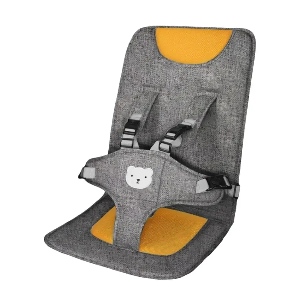 Asiento de Bebé Portátil de Diseño Sencillo y Seguro, Fácil de Usar, Ideal para Viajes, Asiento Infantil Plegable con Cojín de Soporte, Elevador Infantil para Niños