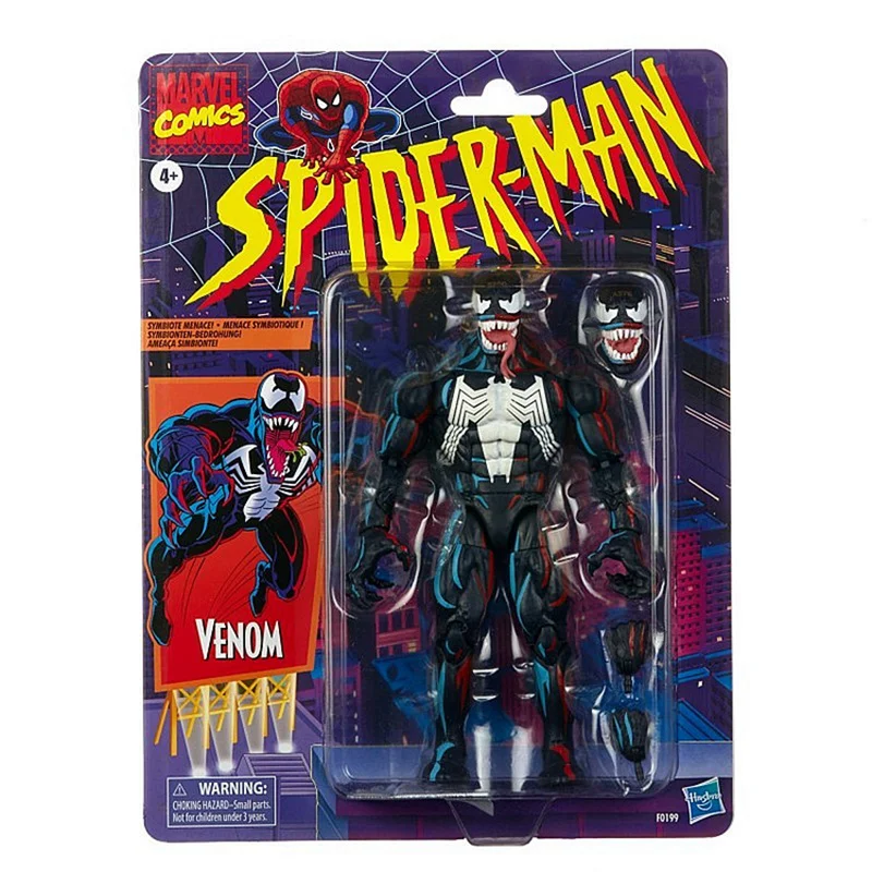 ML Legends Venom figura de acción modelo juguete Spider Man 6 pulgadas Sdcc figuras de edición limitada caja de embalaje regalo coleccionable