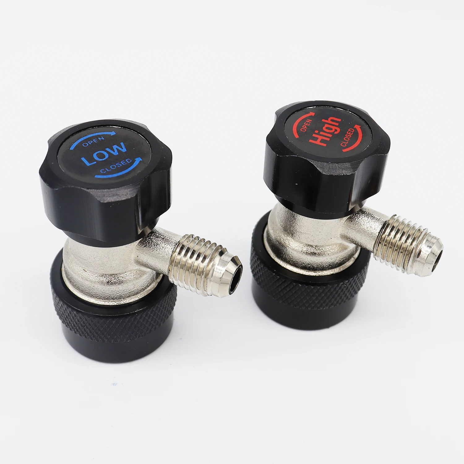 R134A nuevo compresor de CA A/C R-134A adaptador de acoplamiento rápido Manual aire acondicionado 1/4 accesorios de conectores SAE
