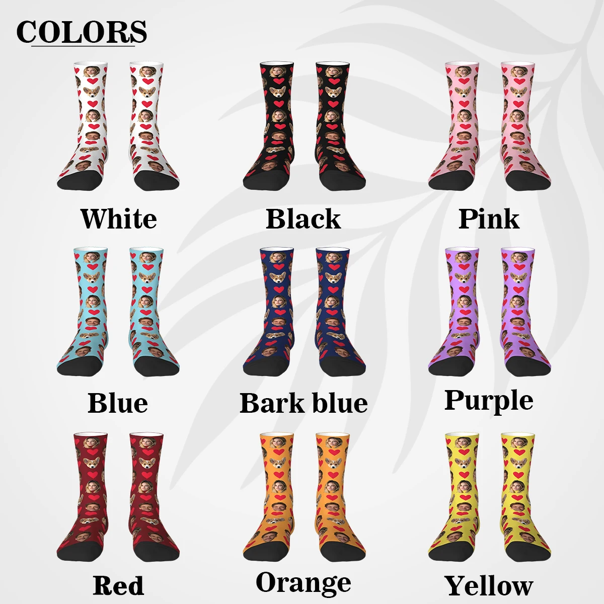 Calcetines Personalizados con Foto, Calcetines Divertidos con Diseño Personalizado, Regalo Único para Hombres, Mujeres, Parejas y Amigos