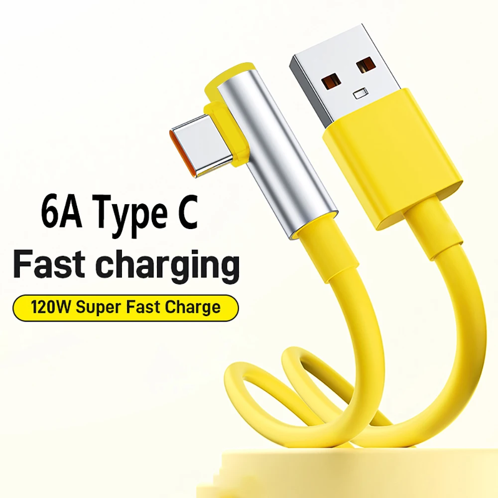 Cable de carga rápida USB tipo C de 120W para Xiaomi 14 13 Pro Ultra, Cable de carga rápida USB A a tipo C para teléfono, accesorios para Note 12