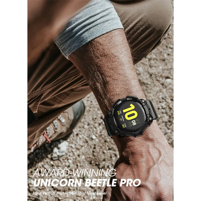 SUPCASE-funda de reloj para Galaxy Watch 6/5/4, 44mm, UB Pro, cubierta protectora resistente con correa, bandas de reloj