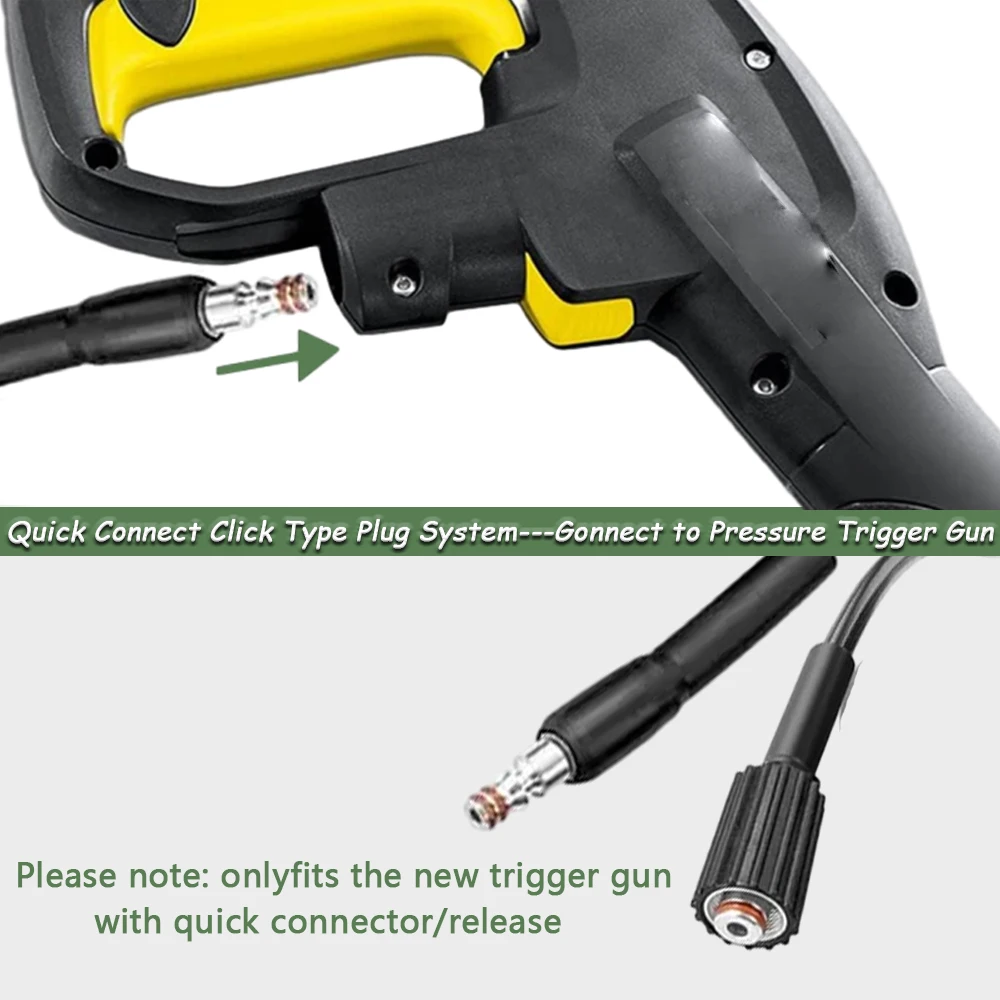Manguera de alta presión para lavado Parkside PHD, accesorios de lavado de coche, Conector de pistola de lavado, manguera rápida