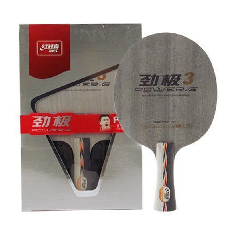 DHS Power G 3 PG3 hoja de tenis de mesa, madera pura de 5 capas, hoja de Ping Pong de alta elasticidad CON CAJA Original
