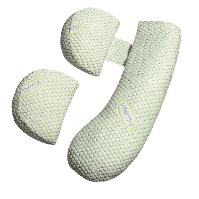 Almohada para embarazo, almohadas de apoyo para dormir de maternidad, almohada para amamantar en forma de U para embarazadas