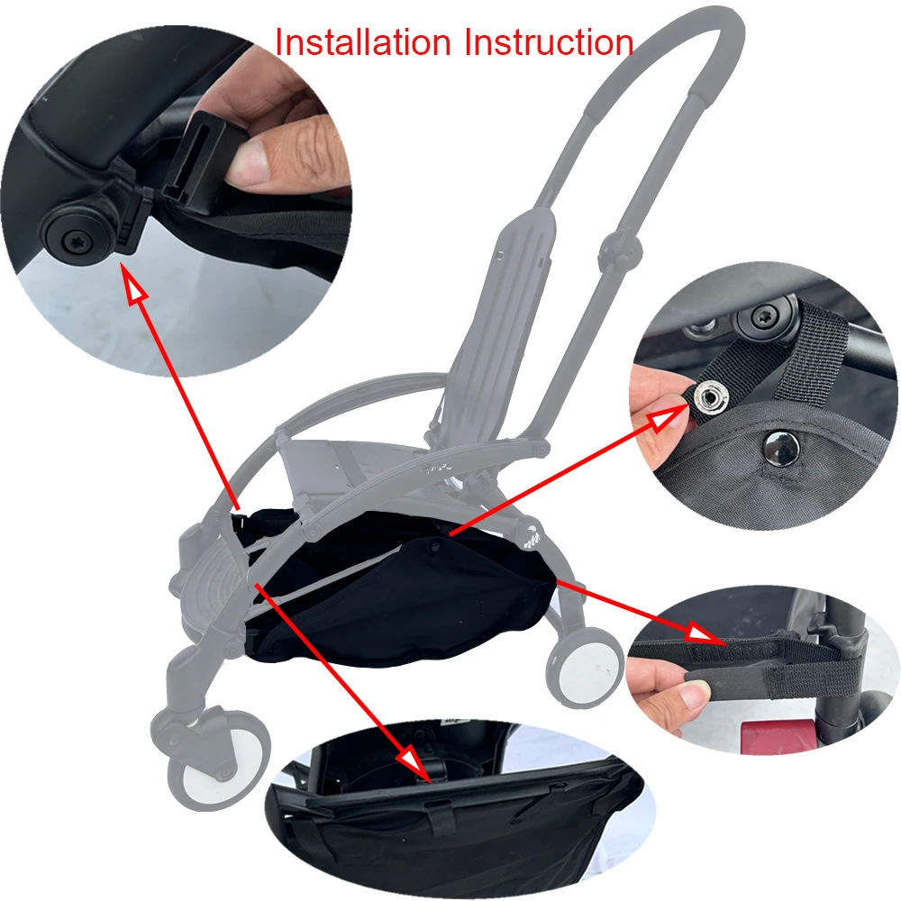 MomTan ®   Cesta de compras compatible con cochecitos YoYo, YoYo2 y YOYO 3 (NO PARA OTRAS STROLLERS)