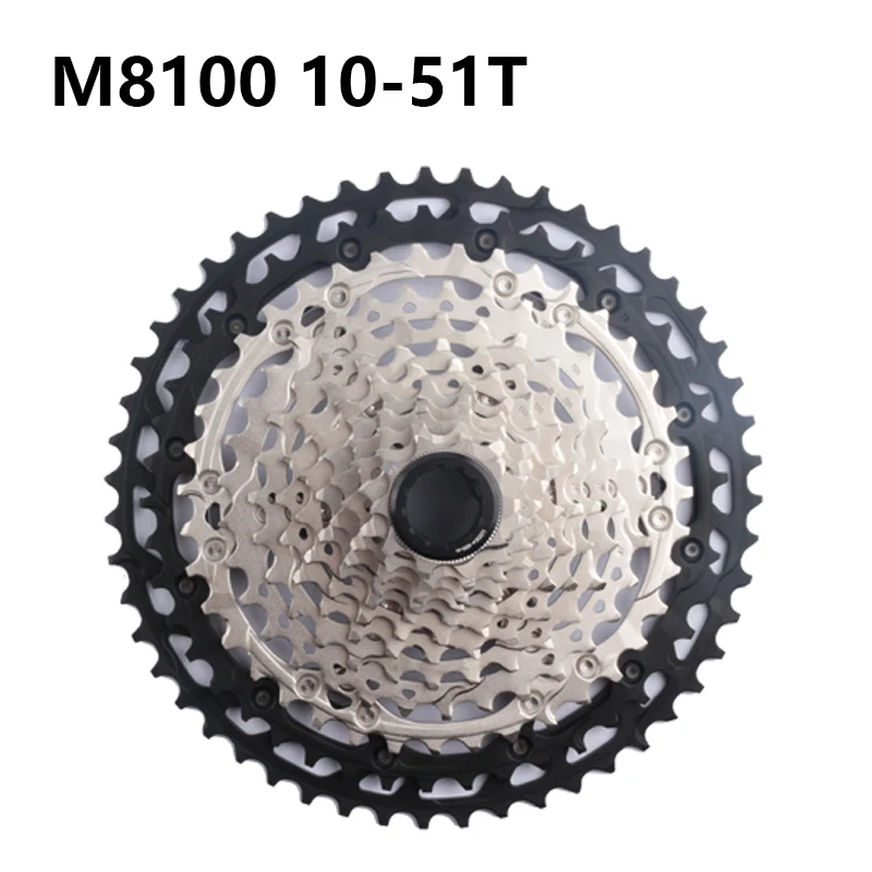 SHIMANO DEORE XT M8100 M8120 12s MTB bicicleta de montaña 12 velocidades Sunshine 45T 51T Cassette Shifter cadena desviadora trasera 4 Uds Set