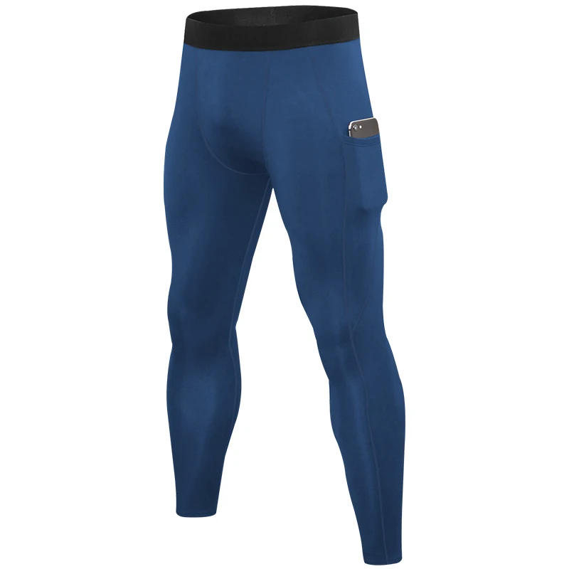 Mallas ajustadas cálidas para correr para hombre, pantalones deportivos para gimnasio, Fitness, trotar, mallas de compresión para correr de secado rápido, otoño e invierno