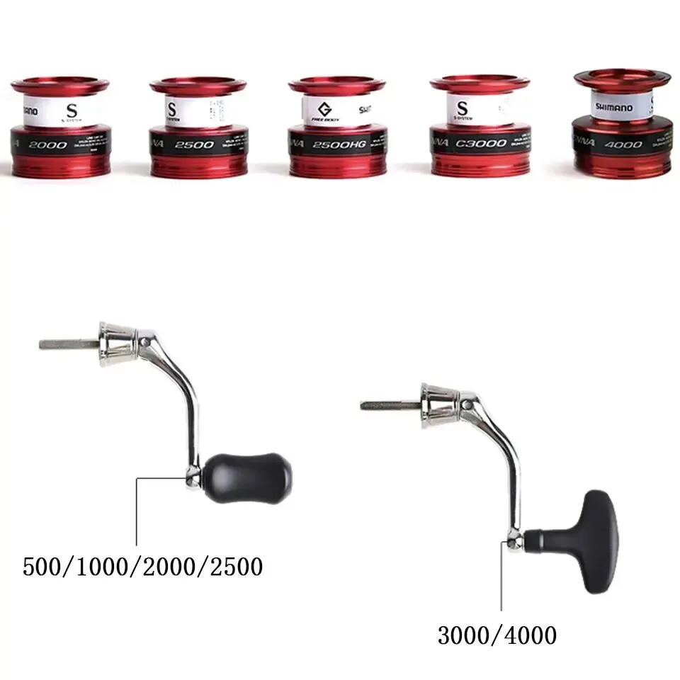 SHIMANO-carrete de pesca giratorio SIENNA, bobina de Metal, AR-C, agua dulce y Marina, potencia máxima de 8,5 kg