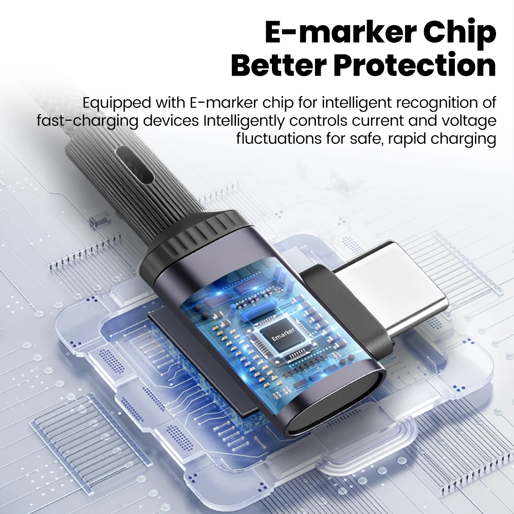 PD 10W Cable de carga rápida tipo C a tipo C codo USB C cargador rápido para iPhone 17 15 Samsung Xiaomi Huawei iPad transferencia de datos