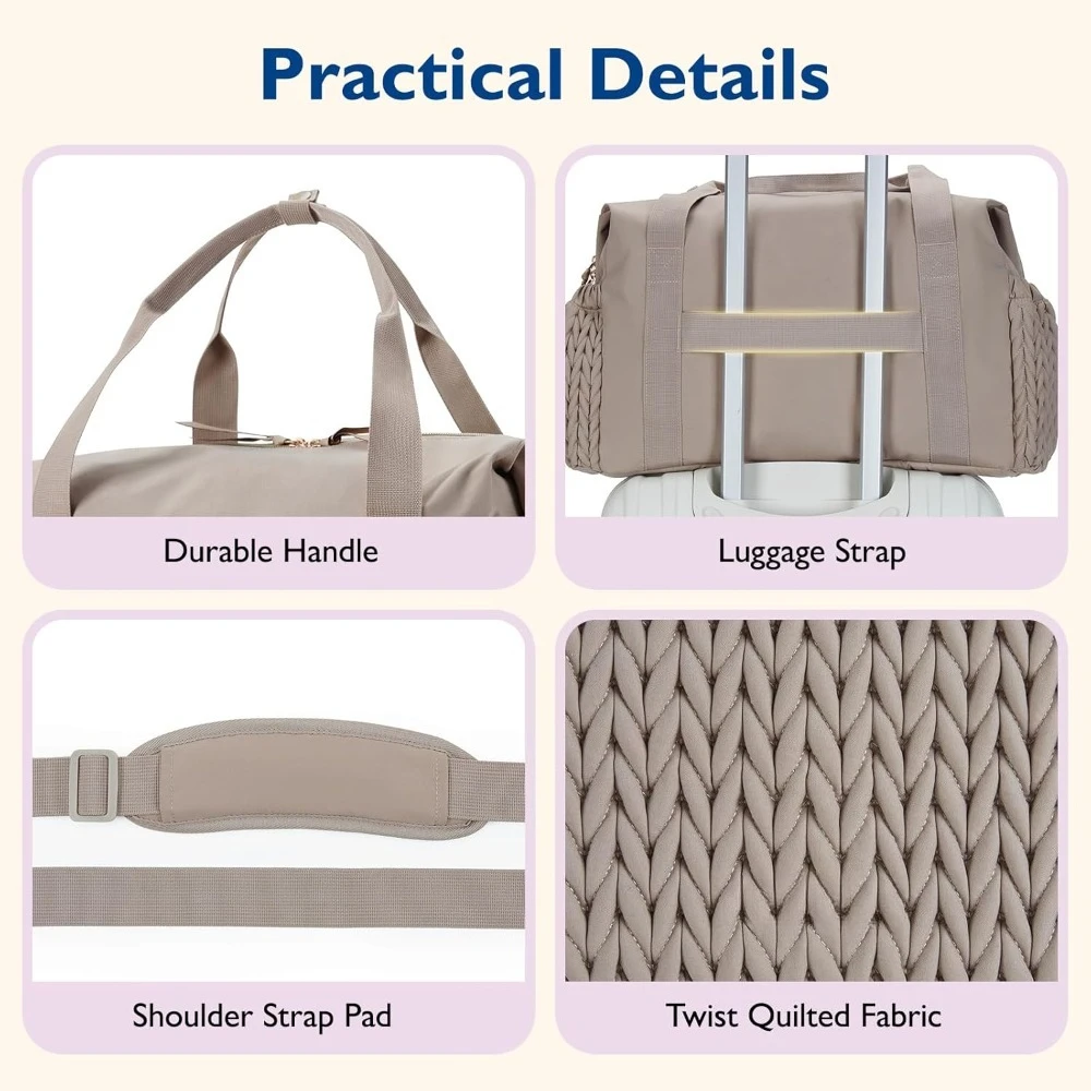Bolsa de Pañales Mommore, Bolsa de Viaje de Gran Capacidad, Bolsa de Hospital para Parto, Bolsa de Bebé para Parto