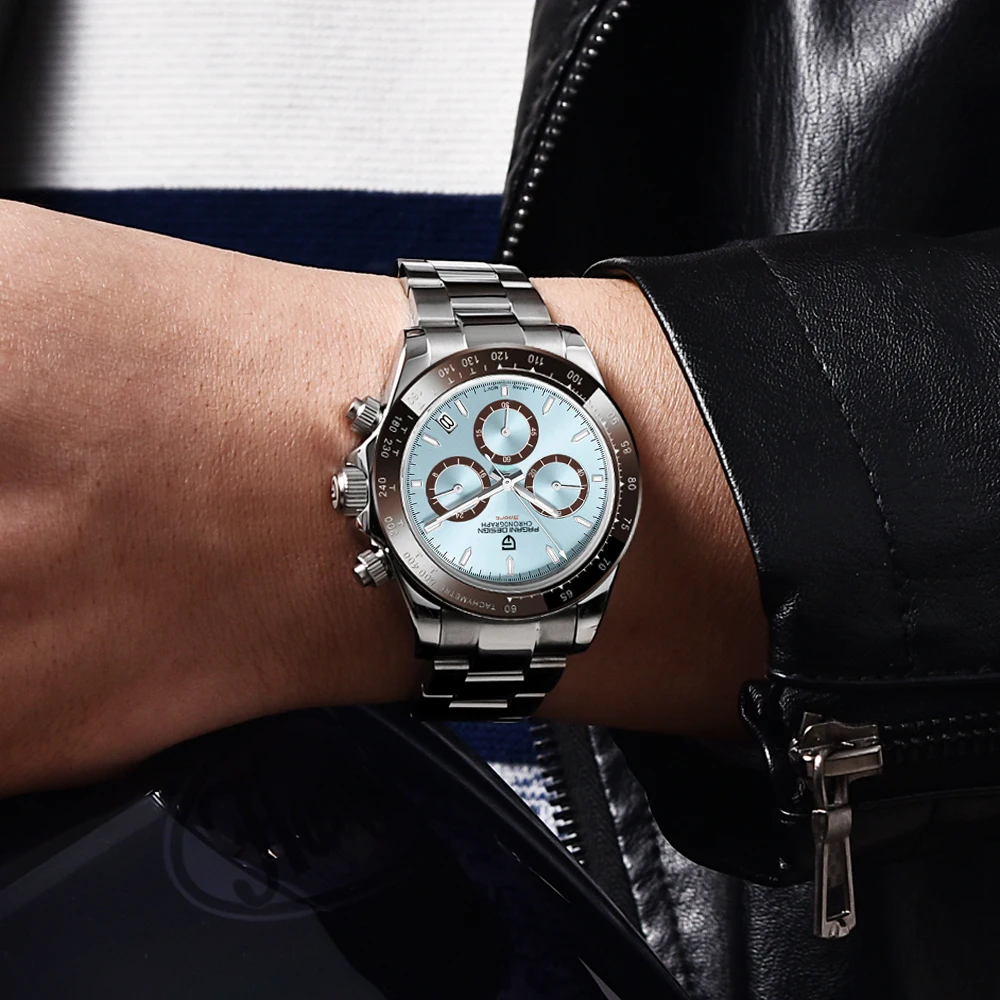 PAGANI-relojes deportivos de cuarzo para Hombre, nuevo diseño de marca superior, cronógrafo resistente al agua de acero inoxidable con zafiro, Reloj de lujo para Hombre 2026