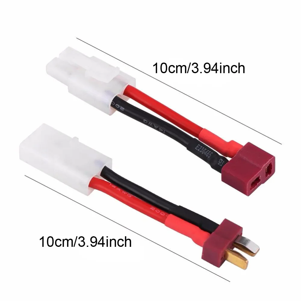 Adaptador hembra/macho Deans T enchufe a conector Tamiya Cable de conversión 16AWG Airsoft Gun batería para RC Drone coche barco batería