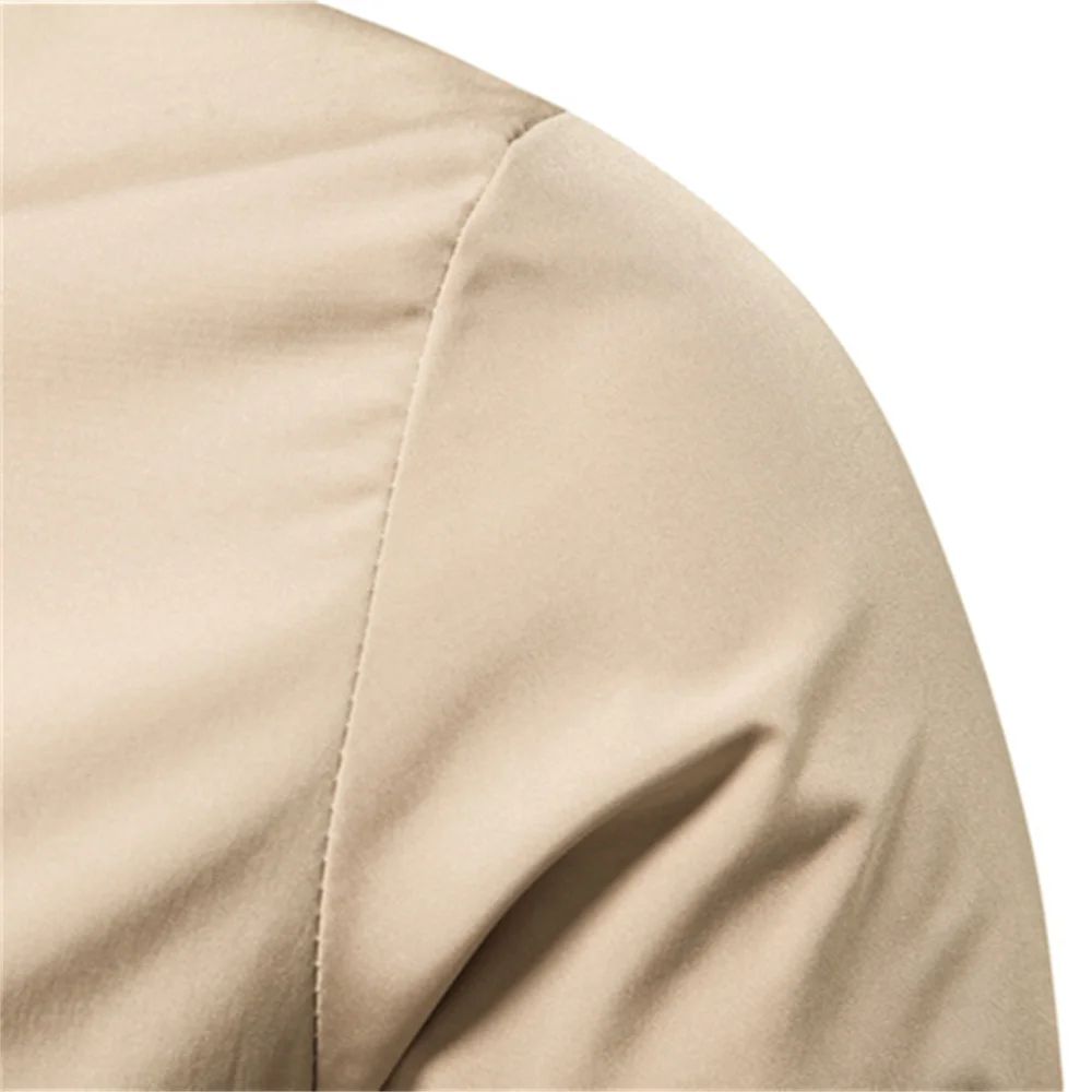 AIOPESON chaqueta Bomber de Color sólido para hombre, chaquetas de béisbol ajustadas informales para hombre, nuevas chaquetas de moda de otoño de alta calidad para hombre